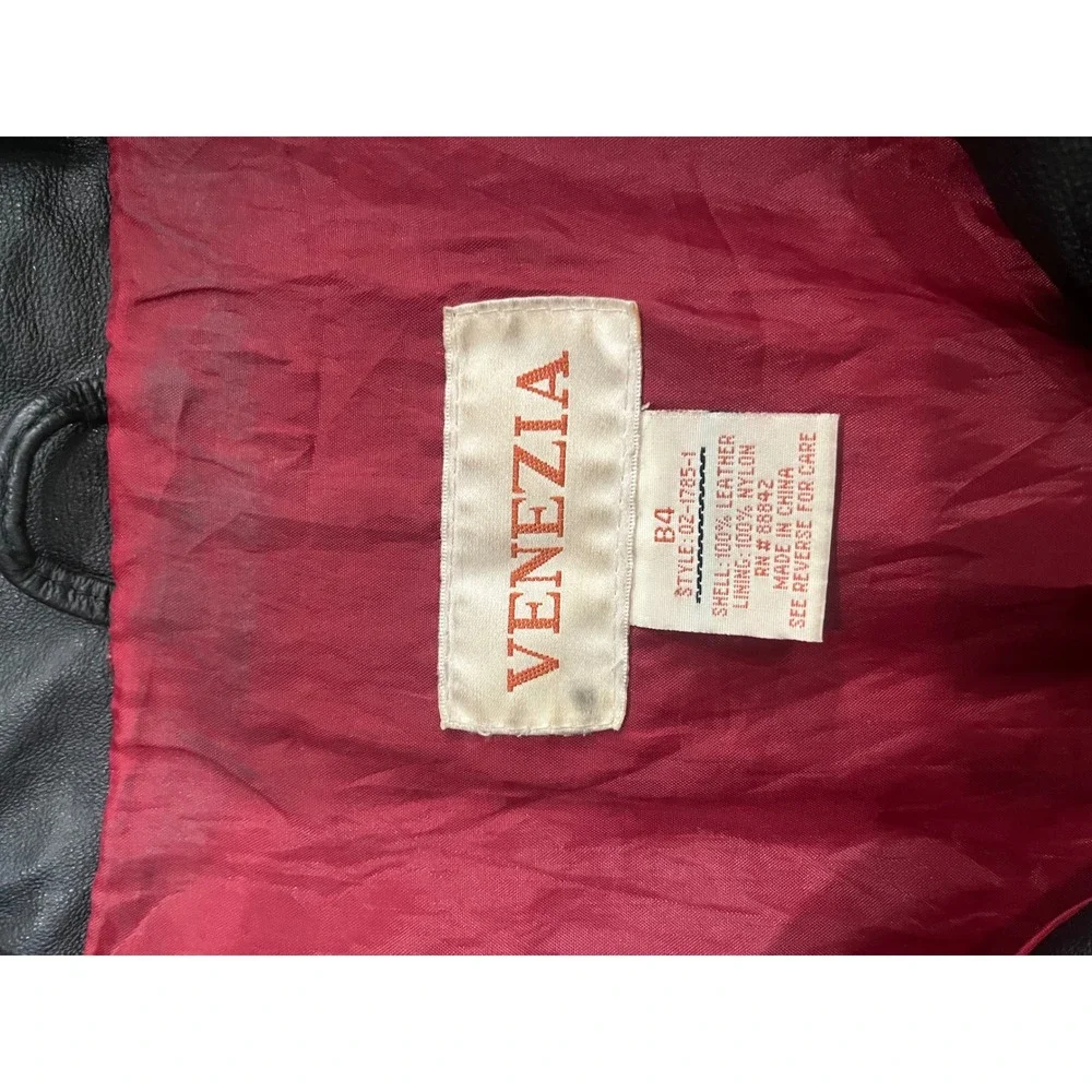 Mens Black Leather Trench Coat Pink Trim‎ Duster Jacket Outerwear Venezia